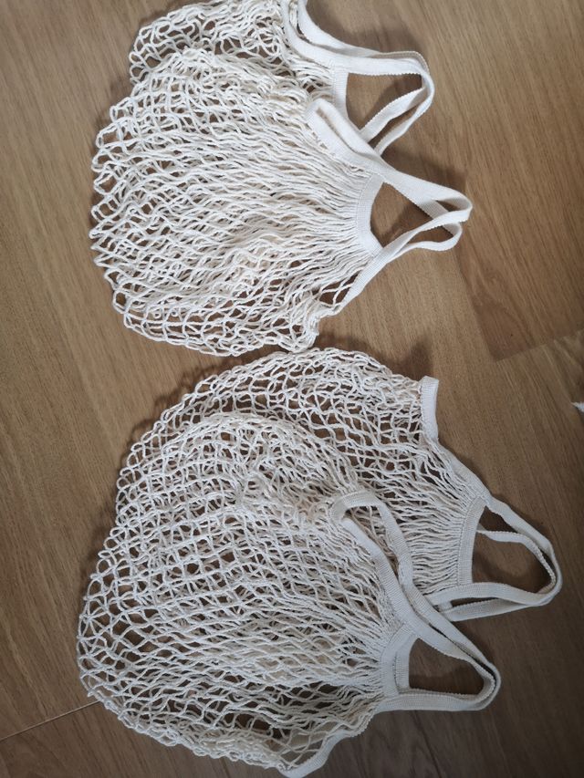 Bolsas algodón alimentación