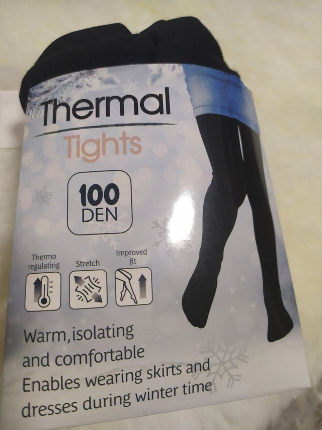 Medias térmicas niña, talla 140/146