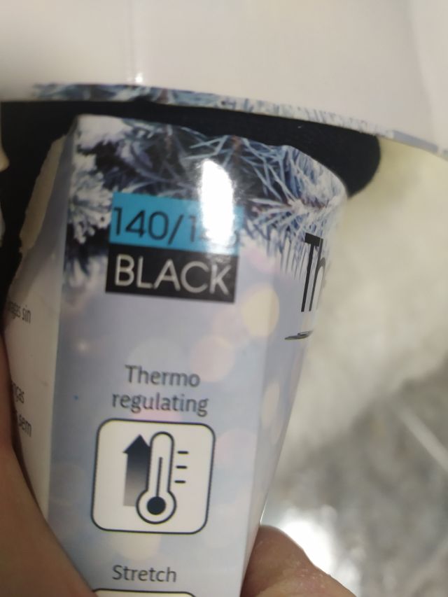 Medias térmicas niña, talla 140/146