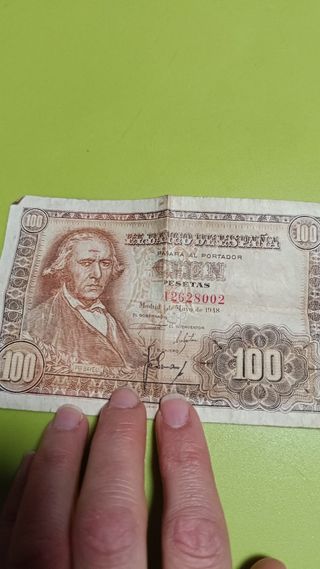 Billete de 100 pesetas 1948