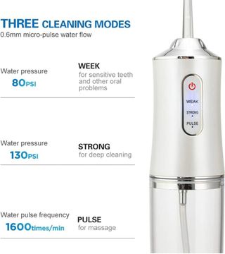Irrigador bucal recargable