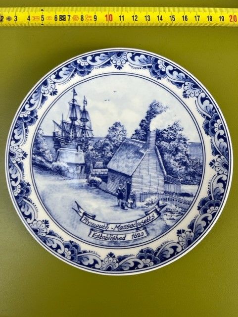 Piatto porcellana Delft blue holland