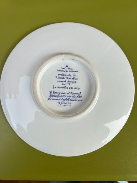 Piatto porcellana Delft blue holland