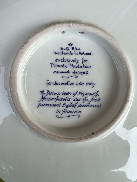 Piatto porcellana Delft blue holland