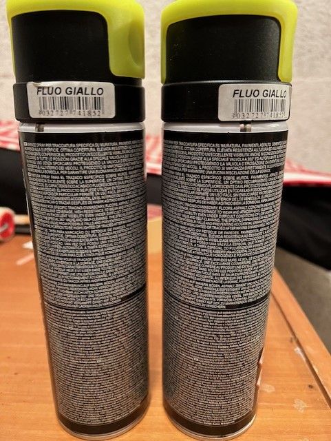 Bombolette vernice gialla fluo spray