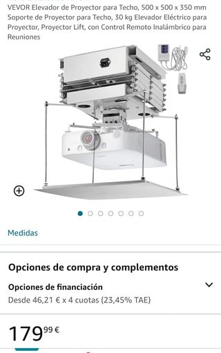 Soporte techo proyector