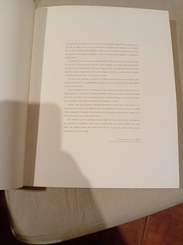 JOAQUIN SOROLLA, CATALOGO