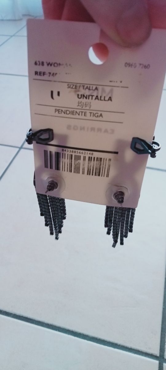 Pendientes strass Mango