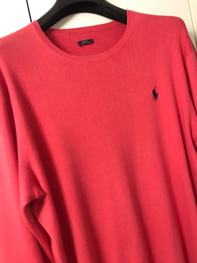 Maglione rosa uomo Ralph Laurent