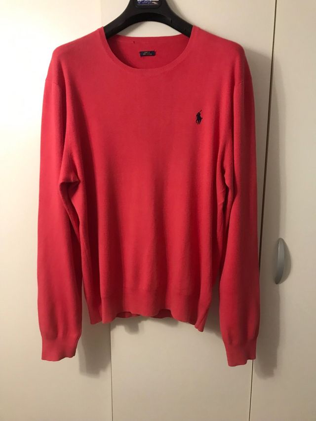 Maglione rosa uomo Ralph Laurent