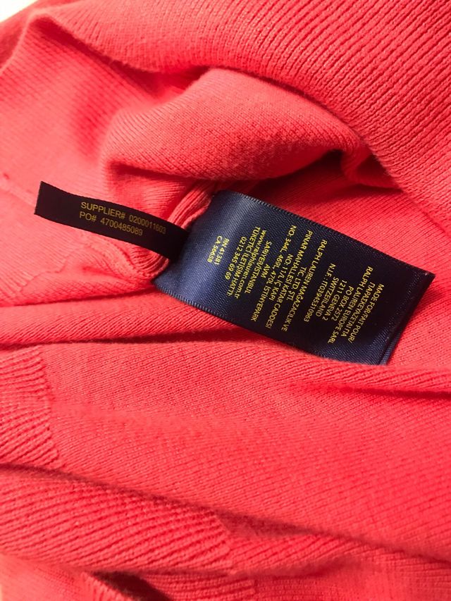 Maglione rosa uomo Ralph Laurent