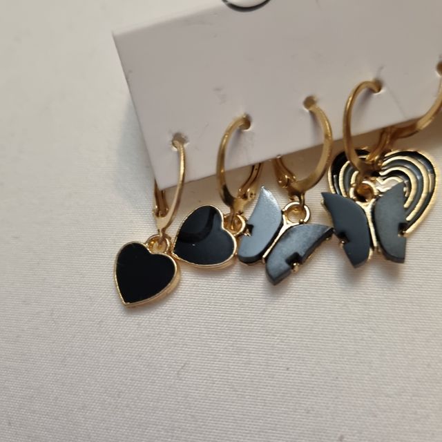 Lote 5 pared de pendientes NUEVOS todo 5e.