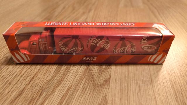 Camión de Coca Cola de juguete