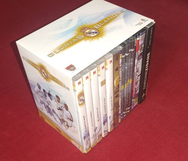 15 DVDs Real Madrid, varios