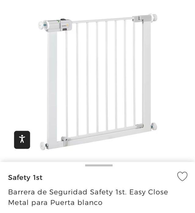 Barrera Safety 1st Easy Close + Extensión 14 cm