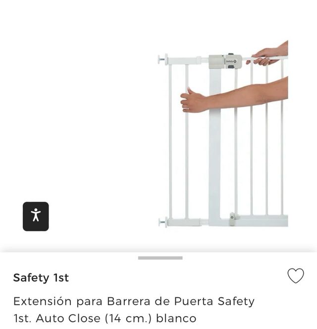 Barrera Safety 1st Easy Close + Extensión 14 cm