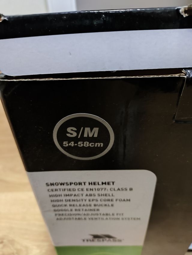 Casco nieve trespass