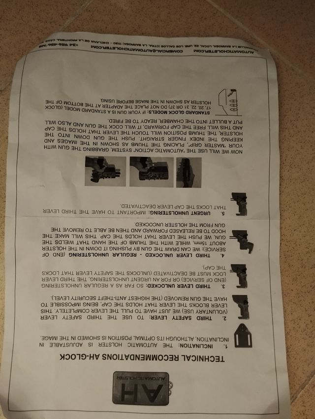 Funda pistola automatic holster