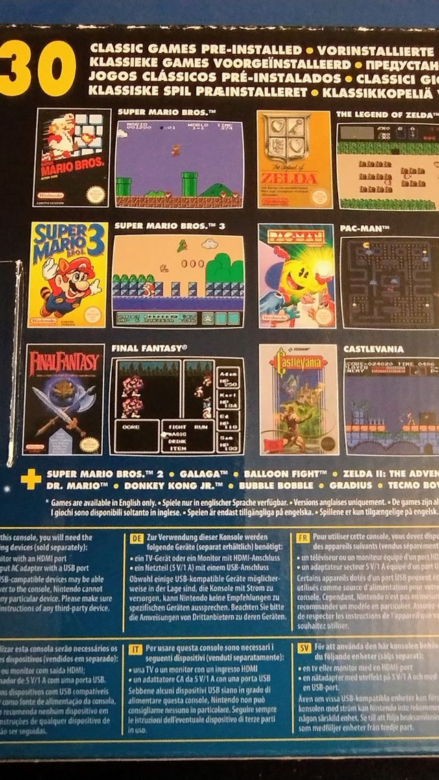 Nintendo NES mini classic