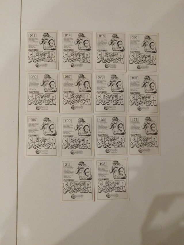 Cromos Super Street Fighter II