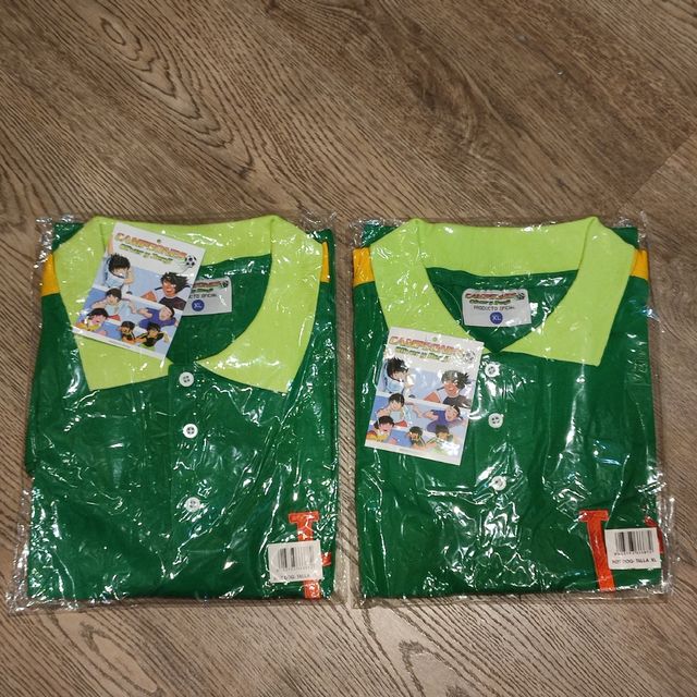 2 CAMISETAS CAMPEONES OLIVER Y BENJI