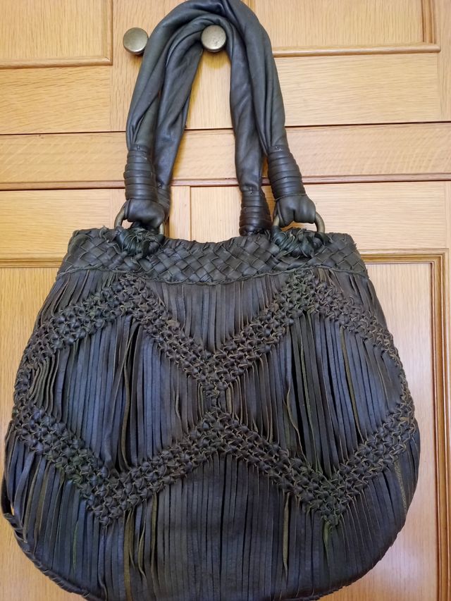 BOLSO DE PIEL DE ZARA
