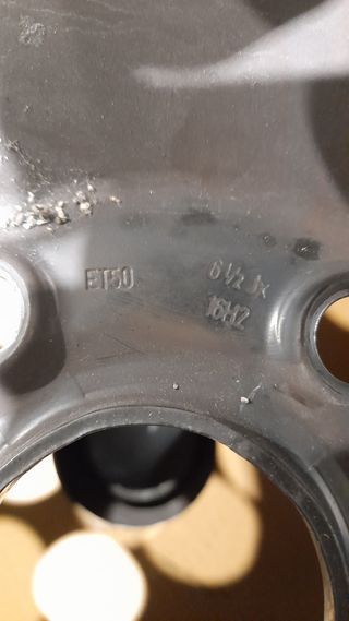 Llantas hierro en 16 VAG