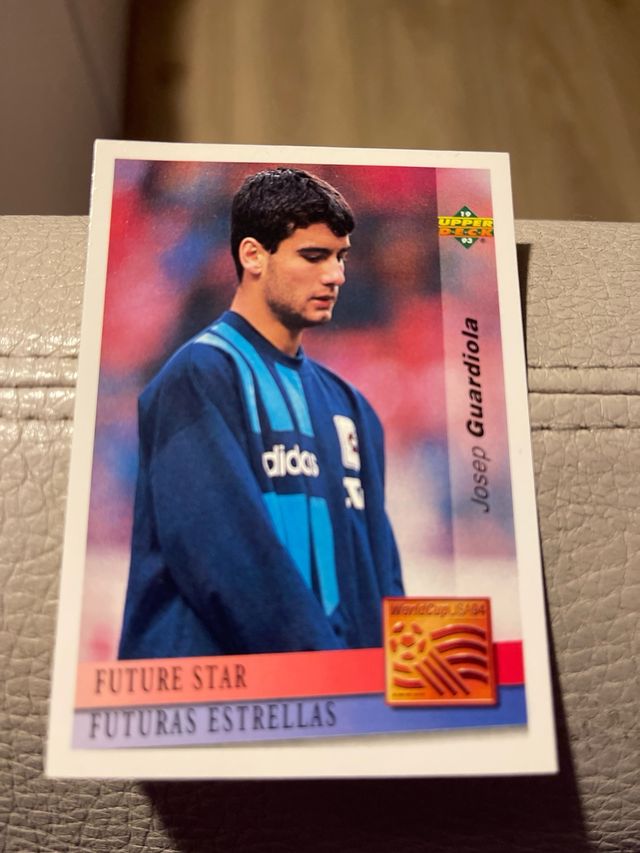 CROMO CARTULINA PEP GUARDIOLA