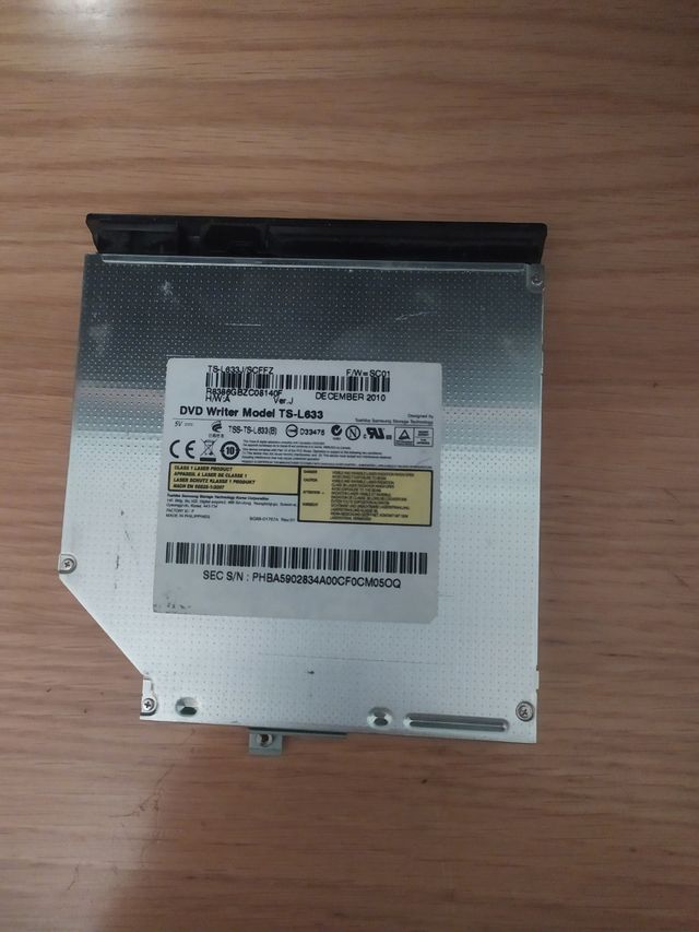 Grabadora dvd para portatil