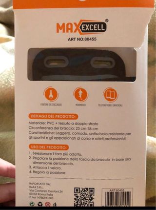 fascia sportiva da braccio per telefono