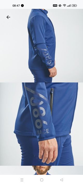 Giacca softshell NUOVA Sci Race taglia M Decathlon