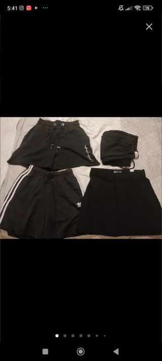 5 Tops y un vestido 3 pantalones y 1 falda