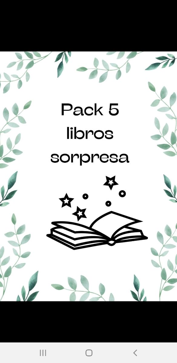 Pack 5 libros sorpresa