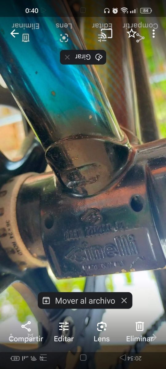 Bicicleta carretera Nortel.le,piel serpiente.