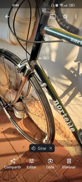 Bicicleta carretera Nortel.le,piel serpiente.