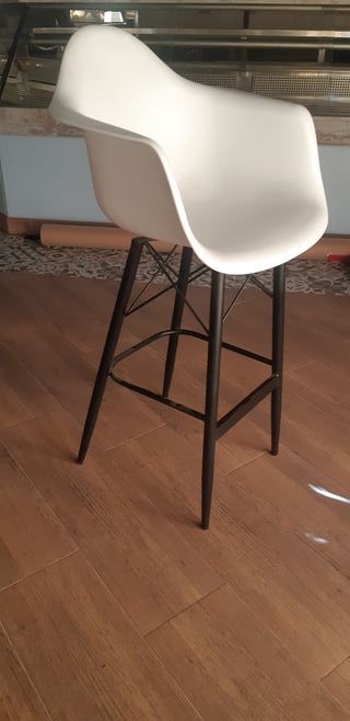 🟢 Taburete alto ergonomico