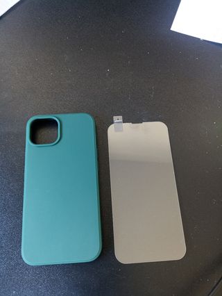 Funda iPhone 14 + cristal templado
