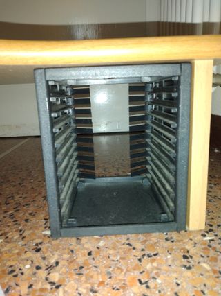 tavolino basso in legno multiuso: TV + CD + Radio