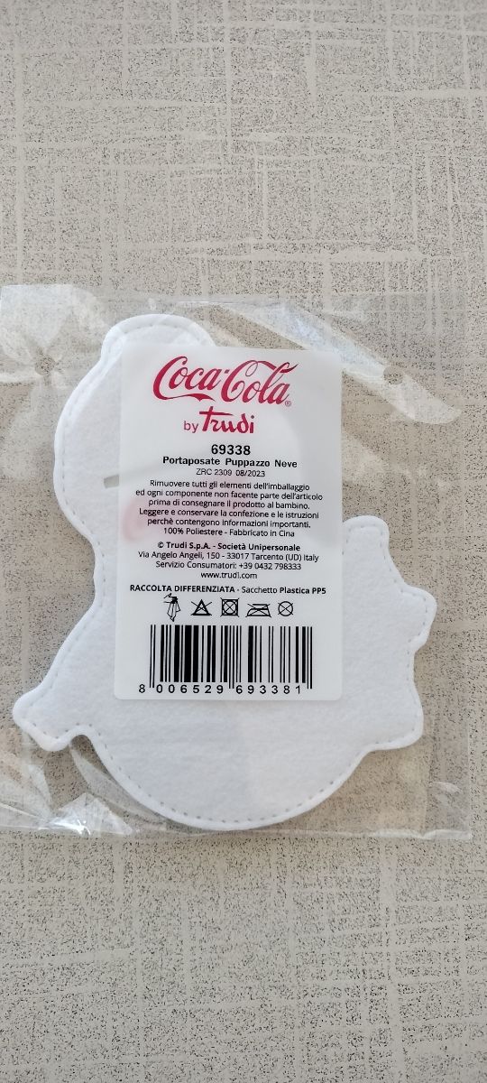 Portaposate pupazzo di neve Coca Cola Trudy