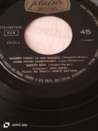 Nr. 3 dischi 45 giri vintage anni 60.