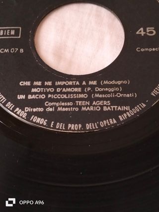 Nr. 3 dischi 45 giri vintage anni 60.