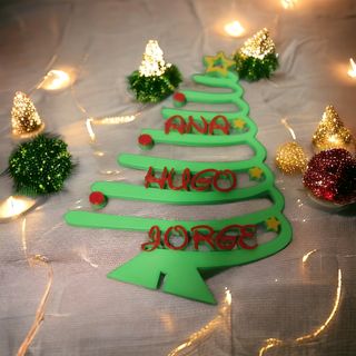 Árbol de navidad PERSONALIZABLE
