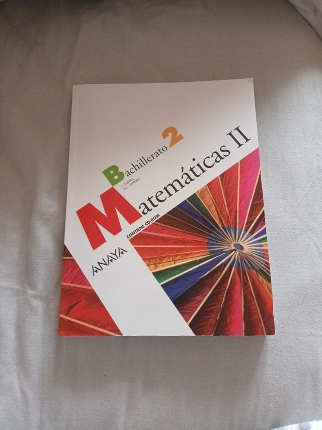 Libro de Matemáticas 2° BACH