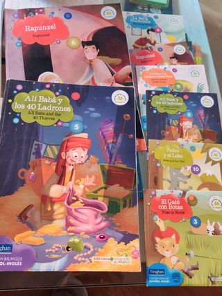 Lote 6 libros y CDs ingles