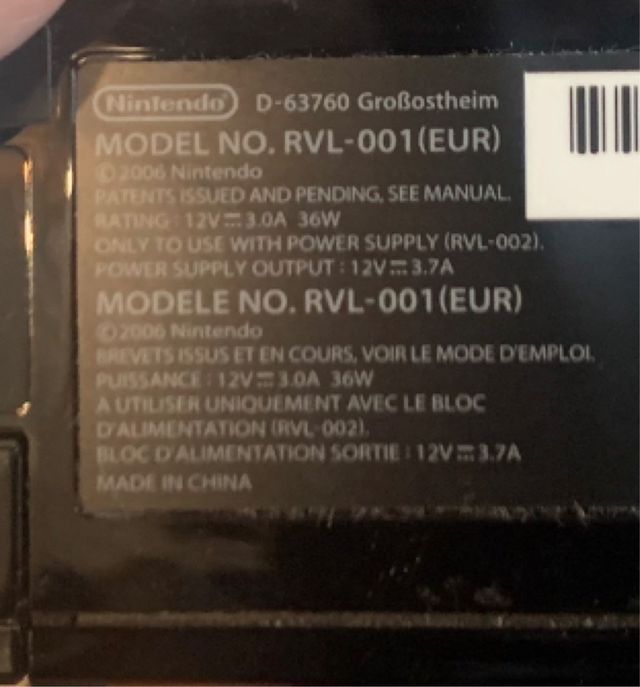 Consola Nintendo Wii