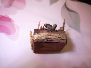 Caja leña c. Muñecas, Belén o j. Hadas.