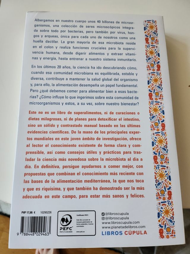 Libro la ciencia de la microbiota