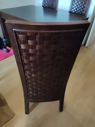 MESA COMEDOR + 4 SILLAS ALTA CALIDAD