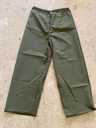 Pantalón impermeable verde Gaviota Talla: 50