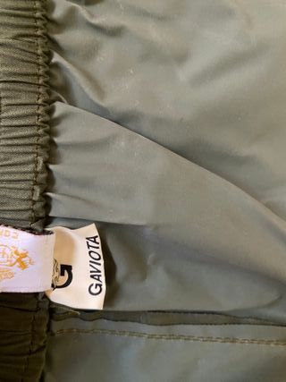 Pantalón impermeable verde Gaviota Talla: 50